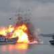 Indonesia’s Maritime Affairs and Fisheries Ministry proudly advertises catching six Vietnamese boats earlier this year.